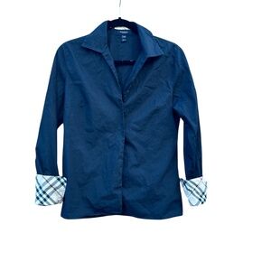 Burberry London Nova Check Pattern 100% Cotton Size 8